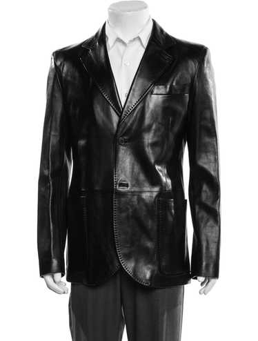 レザージャケット・コート Valentino Black leather coat VALENTINO(ヴァレンティノ) レザージャケット・コート