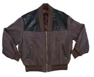 Incredible MARCO PIERGUIDI Tan Leather Jacket--Size=52