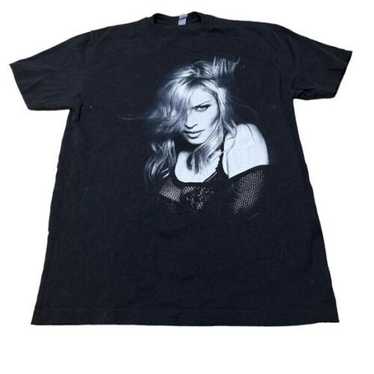 00s フランス製 Madonna Music ノースリーブ Tシャツ 黒 00s フランス製 Madonna Music ノースリーブ Tシャツ 黒