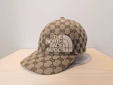 Gucci The North Face Baseball Cap GG Canvas グッチ キャップ GG canvas baseball hat with Web in Original GG | GUCCI® US