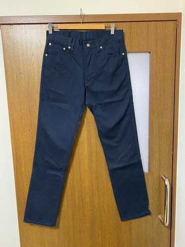 visvimハイウォーターチノNAVY Visvim Navy High Water Cropped Chino Trousers, $490 | SSENSE