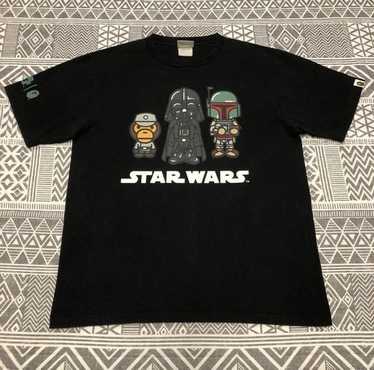 bape× starwars コラボTシャツ BAPE × Star Wars Milo T-shirt White A Bathing Ape Size S | eBay