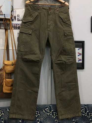 パンツ VISVIM EIGER SANCTION PANTS OLIVE Visvim Olive EIGER SANCTION PANTS DMGD | Garmentory