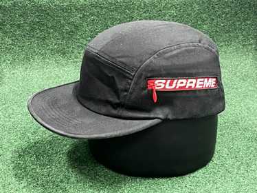 Supreme Side Zip Camp Cap ブラック 17aw Supreme シュプリーム 17AW side zip camp cap キャンプキャップ