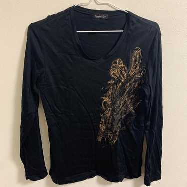 00s tornado mart drape long sleeve カットソー