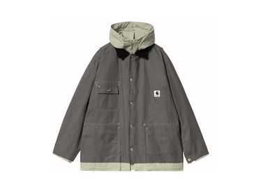 ほぼ新品Carhartt WIP Duck x Nylon Twill Coat Duck x Nylon Twill Coat — Beige x Khaki – La Garçonne