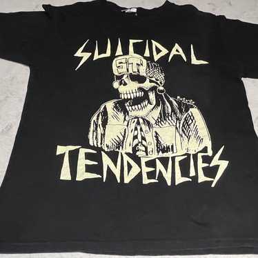 Suicidal Tendencies 90s ビンテージ バンド Tシャツ Suicidal Tendencies - New Vintage Band T shirt - Vintage