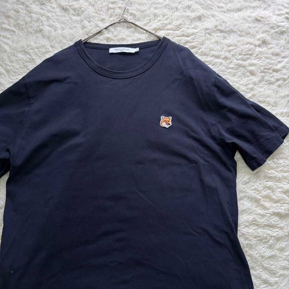 ✨Excellent Condition✨ Maison Kitsune Single Fox Navy XL