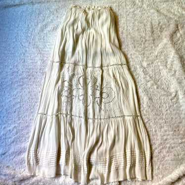 Women's Skirt - White/Cream - S – White maxi skir… - image 1