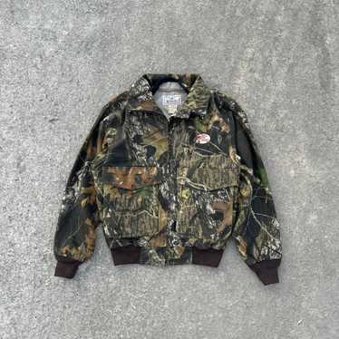 Bass Pro Shop Rain Jacket Men's Large Green Hooded w