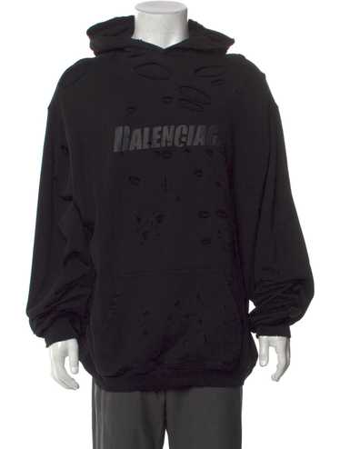Balenciaga destroyed distressed hoodie - Gem