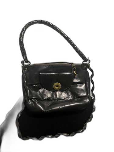 munoz vrandecic leather×cotton bag Munoz Vrandecic/Leather Pin Bag (Black/Brown) – OBEIOBEI