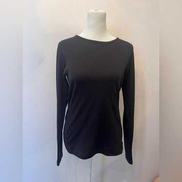 【25SS新品】alo yoga アローヨガ 半袖リブTシャツ ネイビー S Alo yoga t shirt - Gem