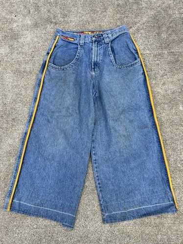 JNCO JEANS baggy jeans 34×30 Vintage JNCO Lowpockets baggy Jeans - Blue/Red - Size 34x30