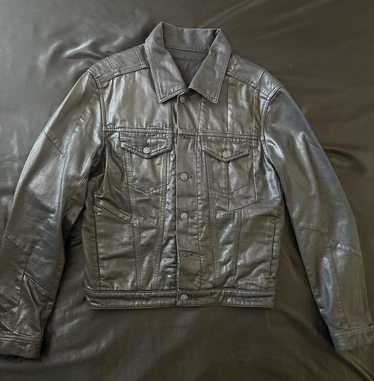 DISEL coating denim jacket ワックス加工 コーティング DIESEL Wax Mens Denim Jacket - Gem