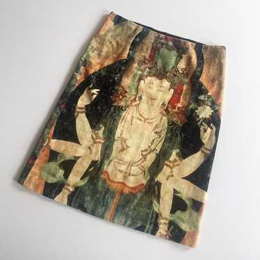 00s Vivienne Tam Buddha power net top 仏 Vivienne Tam Y2K Rare Buddha Print Mesh Top Sz 0/XS | eBay