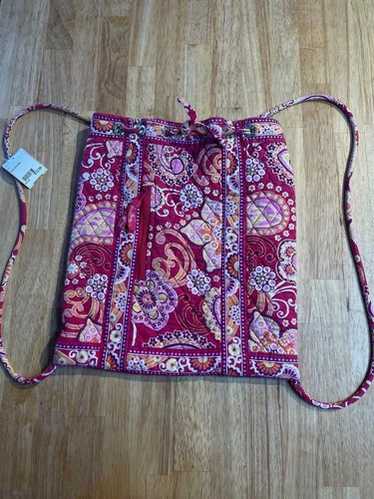 Vera Bradley Raspberry Fizz Drawstring Backpack - image 1