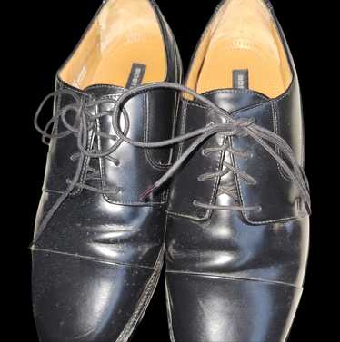 BOSTONIAN CLASSICS 黒 レザー オックスフォード Bostonian Classic Mens Black Leather Dress Shoes Size 9 D B