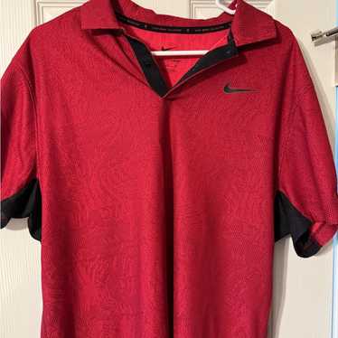 Malbon × Nike Tiger Woods ポロシャツ 黒 XL 注目コラボ☆Malbon x Nike タイガー・ウッズ Dri-FIT Polo Tech