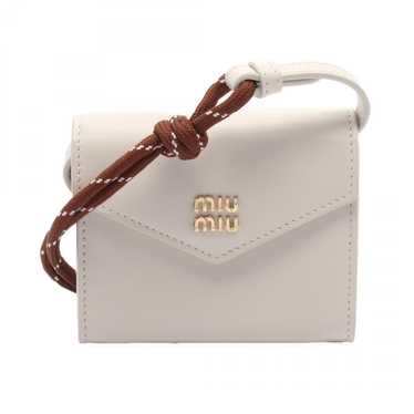 Miu Miu Miu Miu Miu Miu Coin Case Leather Coin Ca… - image 1