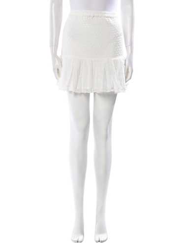 LoveShackFancy Skirt White Lace Trim Embellishmen… - image 1