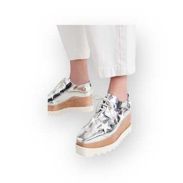Stella Mccartney★ Elyse Crystal プラットフォーム Women Crystal black Limited Edition Elyse Crystal Platforms