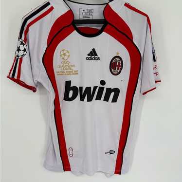 ウェア adidas AC milan 07/08 kaka  kit 00s AC MILAN 2007/2008 HOME FOOTBALL SHIRT #22 KAKA SIGNED
