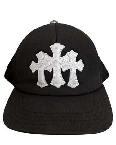 帽子 Chrome Hearts 3STAR Trucker Chrome Hearts Leather Star Trucker Hat – YankeeKicks Online