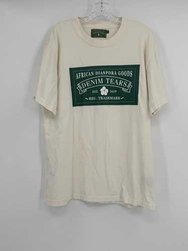 Denim tears white t - Gem