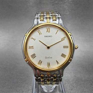 SEIKO DOLCE 8J42-6150 メンズクォーツウォッチ Seiko dolce round mens - Gem