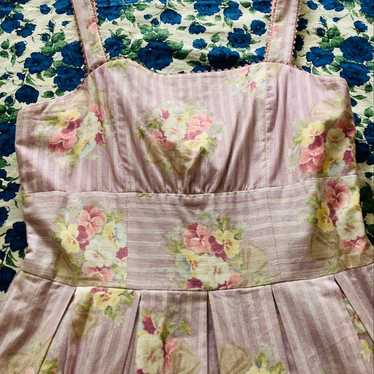 ワンピース Jane marple StrawberryThief garden dress Strawberry Label Round Collar OP by Jane Marple
