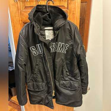 Supreme ネイビー　ジャケット　Lサイズ 3225d110031-1.jpg