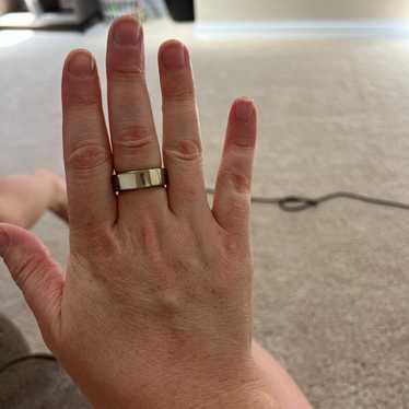 【美品】Oura Ring ローズゴールド US10【大人気カラー】 Oura Gen3 Horizon US10 Set ローズゴールド｜の通販は