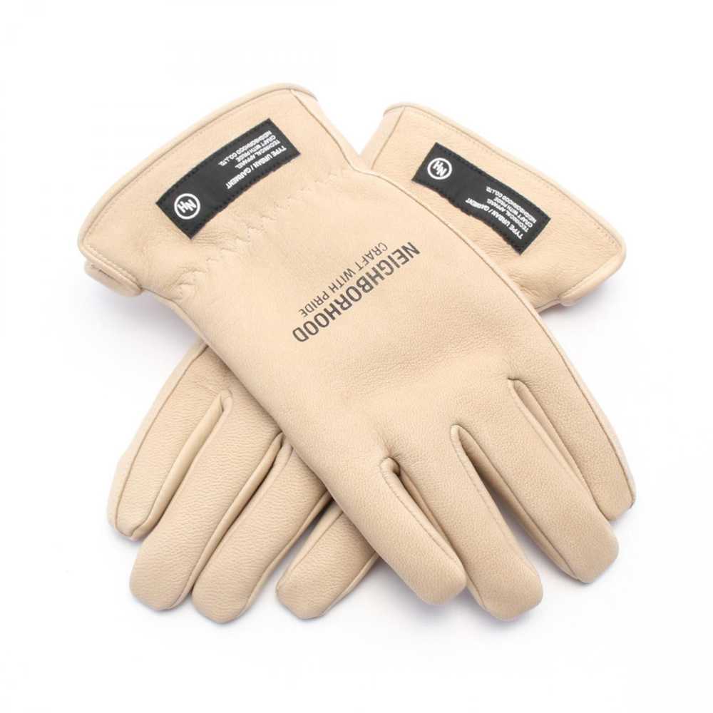 新品neighborhood LEATHER BOA GLOVES Neighborhood Black Leather Boa Gloves Neighborhood