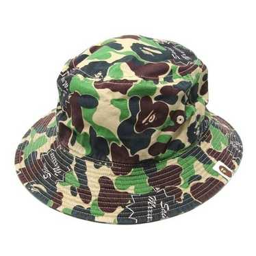SAINT MICHAEL x BATHING APE BUCKET HAT