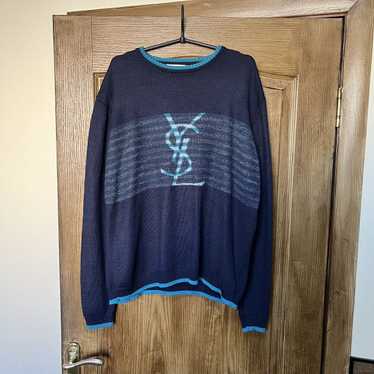 Saint laurent sweatshirt blue - Gem