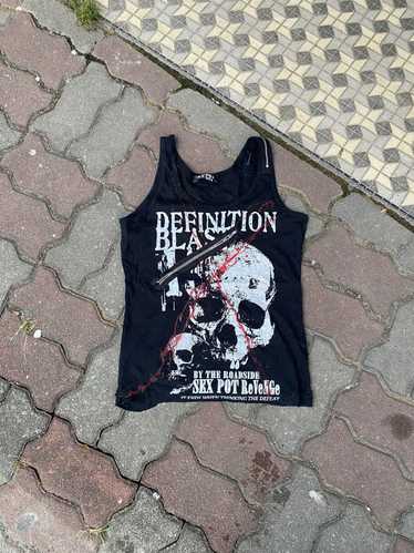 トップス 00s SEXPOTREVENGE design tanktop Sex pot revenge tops - Gem