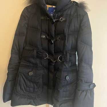 BURBERRY BLUE LABEL フード付きダウンコート 38サイズ BURBERRY LONDON BLUE LABEL down Jacket Coat Women's Size 38