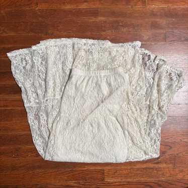 UNIF Women's Skirt - White/Cream - XL – White lac… - image 1