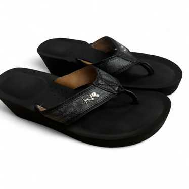 必見★【COACH】ウェッジ フリップ フロップ サンダル COACH® | Sculpted C Platform Flip Flop