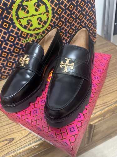 Tory Burch Mini Everly Chunky Leather Loafer In White | ModeSens