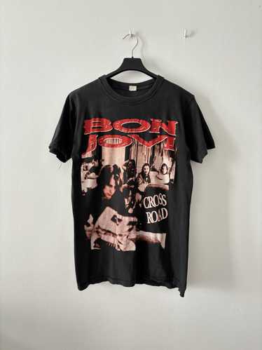 超レアL美品！90s BON JOVI 日本TOUR Tシャツ　BROCKUM製 VTG 1993 Bon Jovi T-Shirt KEEP THE FAITH World Tour Concert