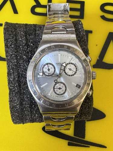 ★レア　スウォッチ swatch irony Date AG1997 Swatch AG 1996 1997 FallWinter Irony Chrono Straight Edge