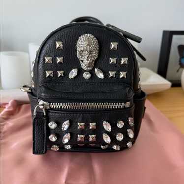 Skull studded backpack - Gem