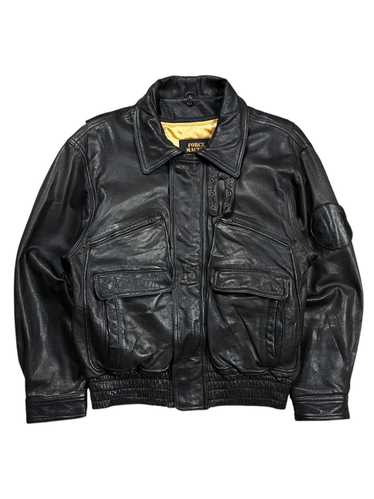 00s Kadoya 'Battle Suit' Armoured Black Leather Biker Jacket