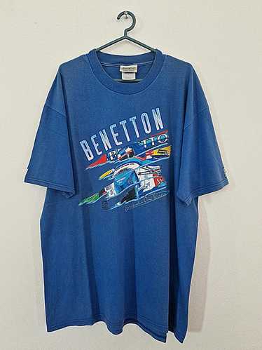 美品 benetton 90s Tシャツ formula 1 シューマッハ 90s f1 benetton formulaベネトン tシャツ シューマッハ - メルカリ