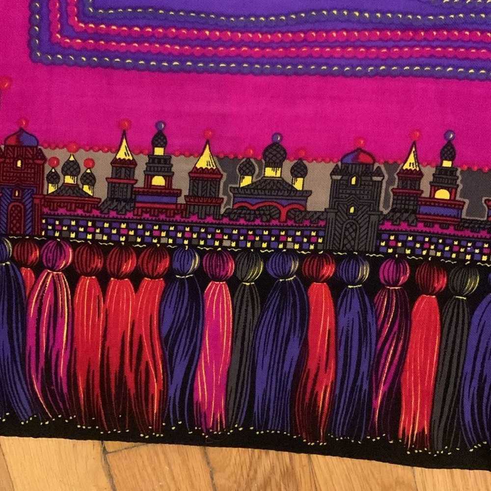 Albert Nipon Albert Nipon wool challis Russian sc… - image 10