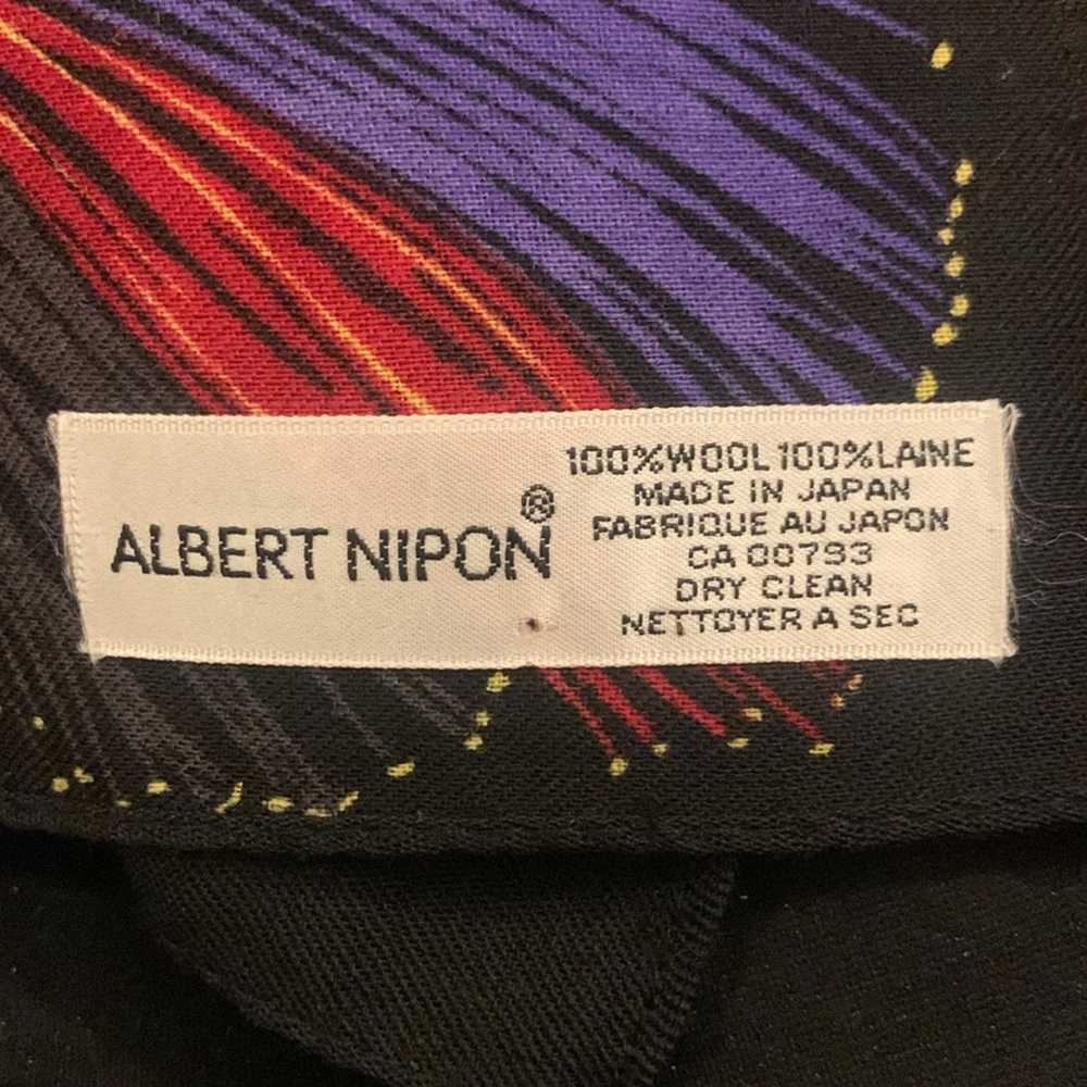 Albert Nipon Albert Nipon wool challis Russian sc… - image 12