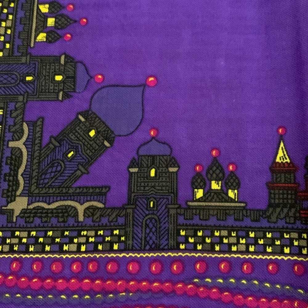 Albert Nipon Albert Nipon wool challis Russian sc… - image 8