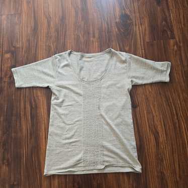 美品【kapital】1/サイケ ラメ ボーダー柄/ニコチャン/スラブ Tシャツ 美品【kapital】1/サイケ ラメ ボーダー柄/ニコチャン/スラブ T